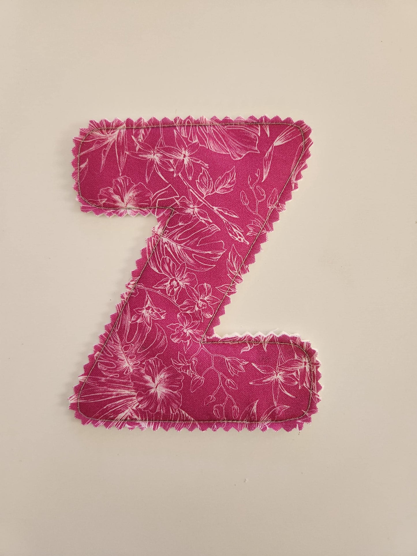 Individual Fabric Letters