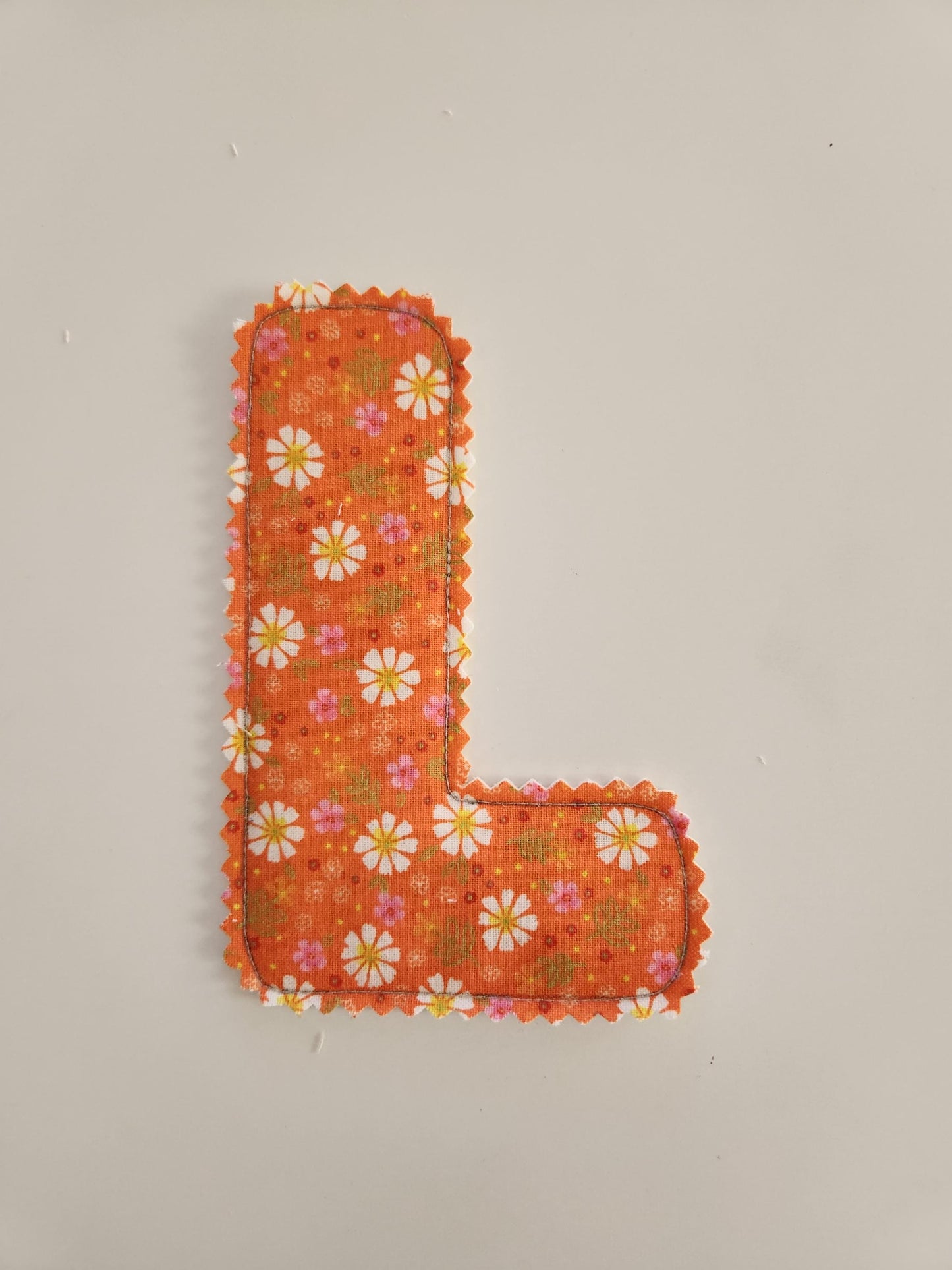 Individual Fabric Letters