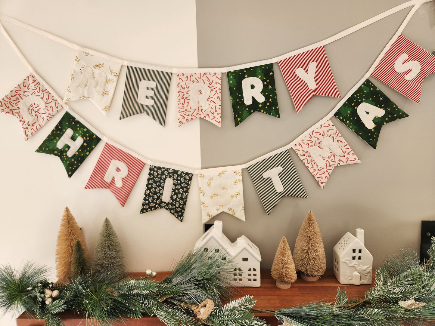 Classic Christmas Bunting - Preorder